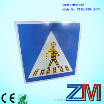Custom LED Flashing Aluminum Sign/ Road Sign Board / Safety Signage (factory price)
